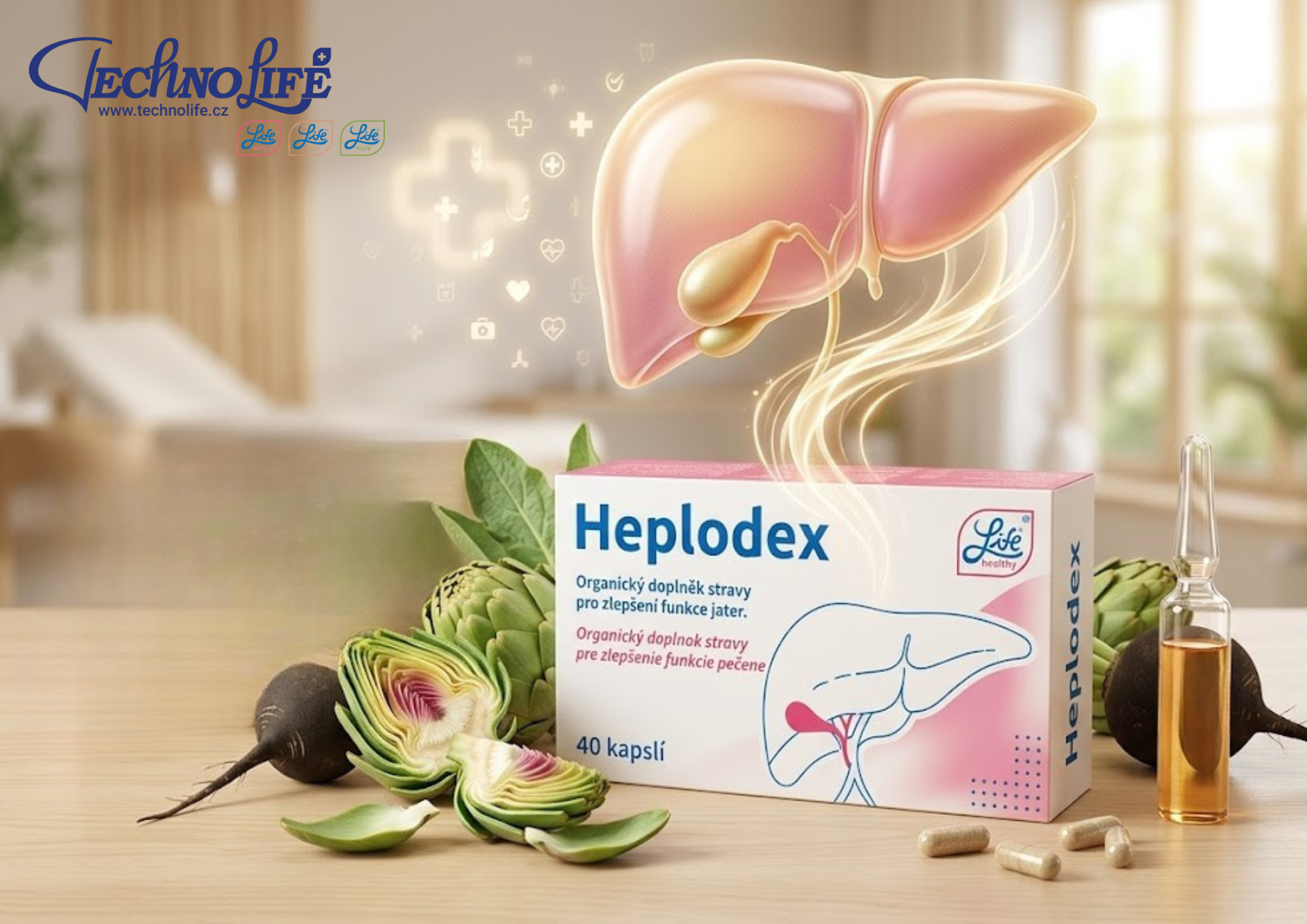 Heplodex – produktový podklad Techno Life